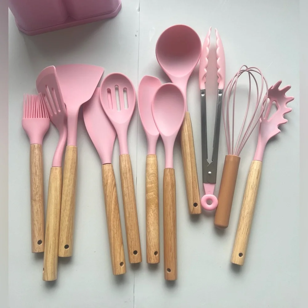 OPEN BOX..19-Piece Cooking Tools and Knives Set, Kitchen Utensils Set.